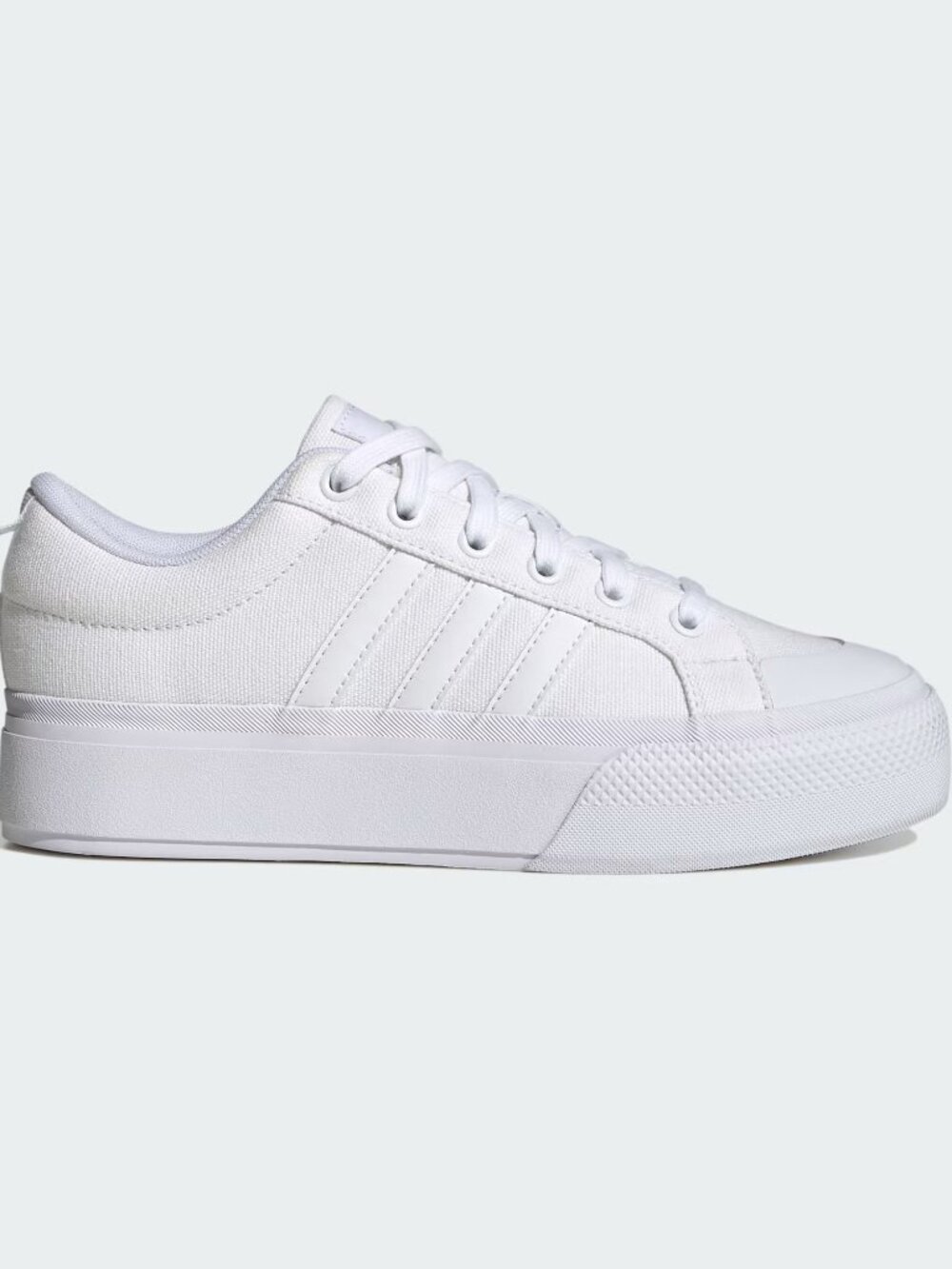 Adidas Women's Triple White Bravada 2.0 Platform Shoes Size 9 IE2309